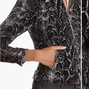 Rebecca Taylor snake velvet jacket